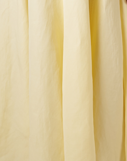 Fabric image - Lafayette 148 New York - Yellow Silk Linen Dress