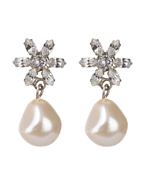 Jennifer Behr Reiss Crystal and Pearl Earrings