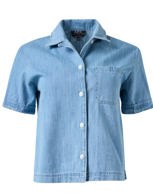 Product image - A.P.C. - Maeva Blue Denim Shirt