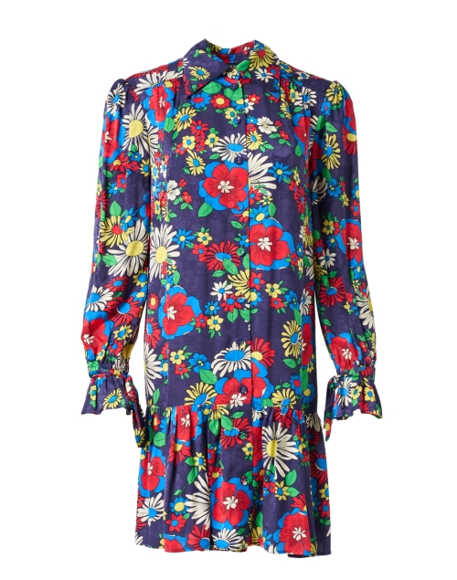 Product image - Tara Jarmon - Rogette Blue Multi Floral Dress