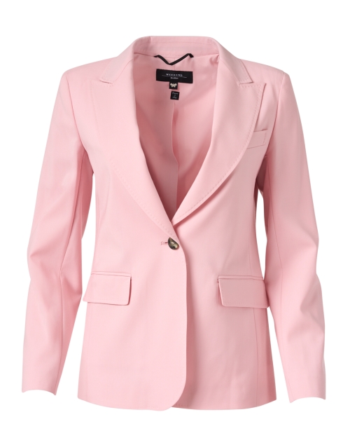 Product image - Weekend Max Mara - Valda Pink Wool Blend Blazer