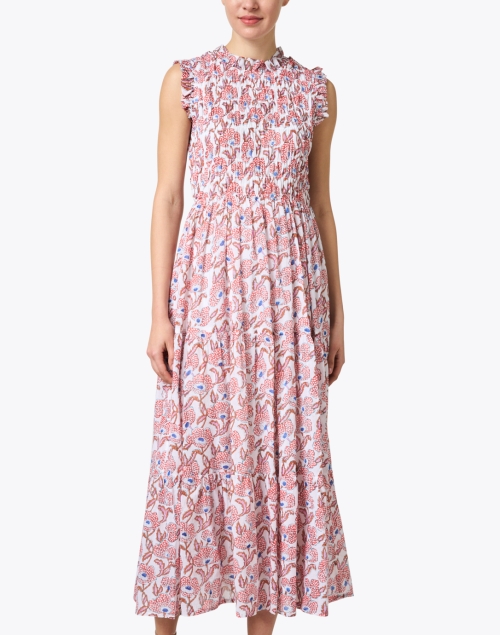 Front image - Oliphant - Lucia Multi Print Cotton Dress