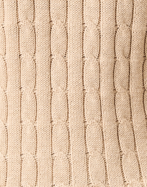 Fabric image - Burgess - Jilian Beige Cotton Cashmere Hoodie