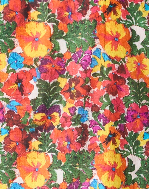 Fabric image - Ro's Garden - Rachel Multi Floral Print Cotton Blouse