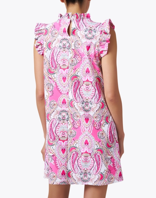 Back image - Jude Connally - Shari Pink Paisley Dress