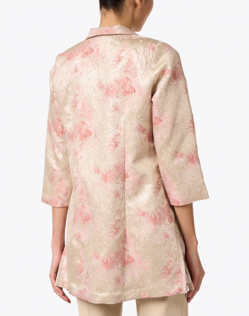 Back image - Connie Roberson - Rita Pink and Brushed Gold Printed Jacket