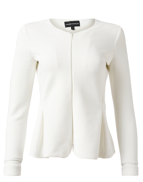 Product image - Emporio Armani - White Jersey Jacket