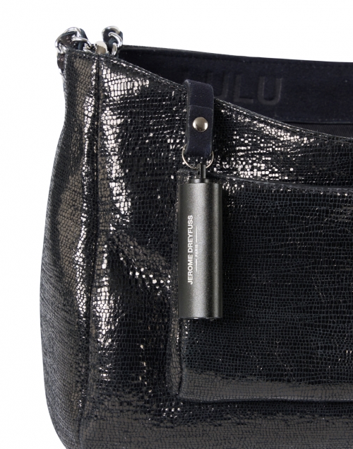 Extra_2 image - Jerome Dreyfuss - Lulu Black Lame Leather Bag