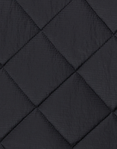 Fabric image - Jane Post - Black Reversible Quilted Teddy Coat
