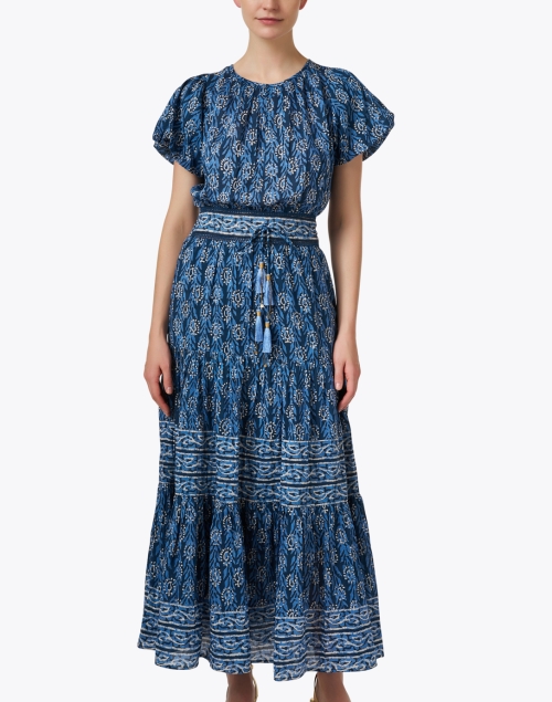Front image - Bell - Charlotte Blue Maxi Dress