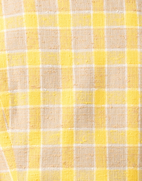 Fabric image - Smythe - Yellow Check Cotton Blazer