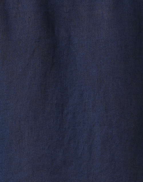 Fabric image - Temptation Positano - Iolite Navy Embroidered Blouse