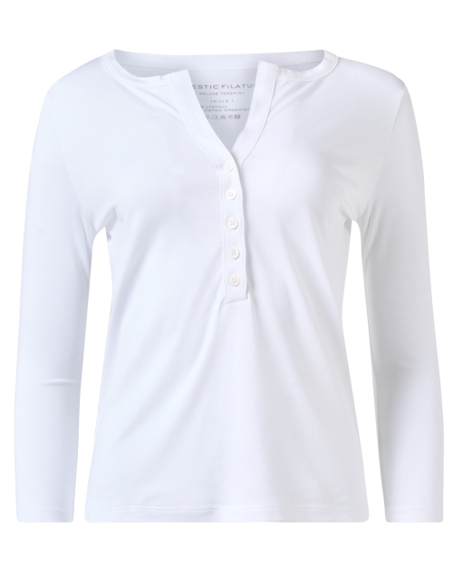 Product image - Majestic Filatures - White Henley Top