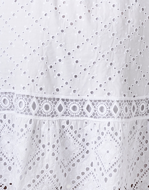 Fabric image - Temptation Positano - White Cotton Eyelet Dress
