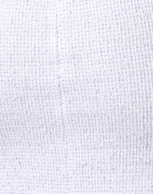 Fabric image - Amina Rubinacci - Giocondo Blue Knit Stretch Cotton Shift Dress
