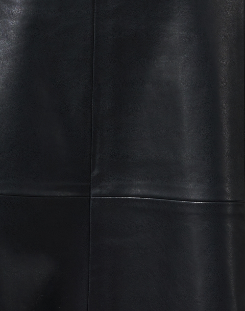Fabric image - Kobi Halperin - Shawn Black Faux Leather Skirt
