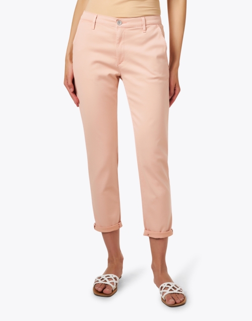Front image - AG Jeans - Caden Light Pink Stretch Cotton Pant