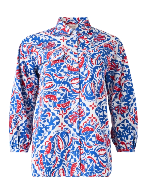 Product image - Banjanan - Riley Red White and Blue Print Top