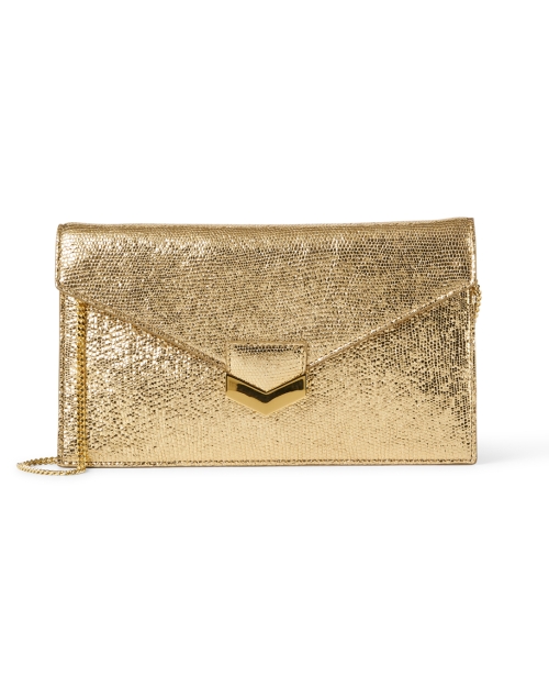 Extra_2 image - DeMellier - London Gold Embossed Leather Clutch