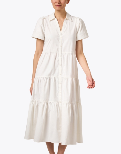 Front image - Brochu Walker - Havana Ivory Midi Dress