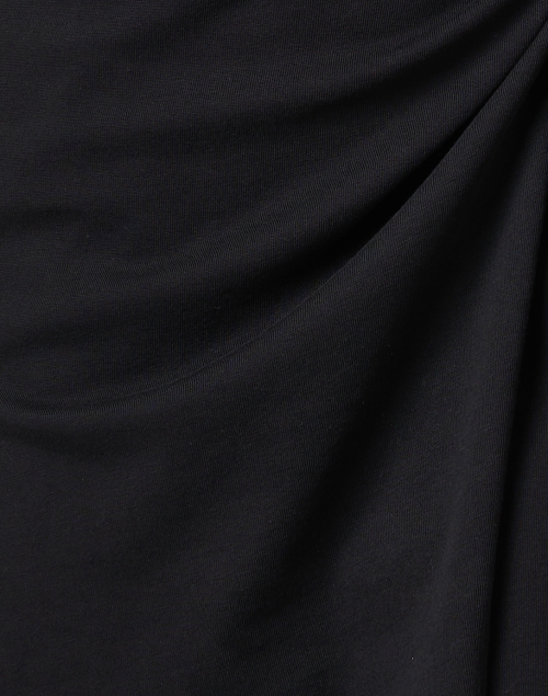 Fabric image - Vince - Black Cotton Side Tie Dress