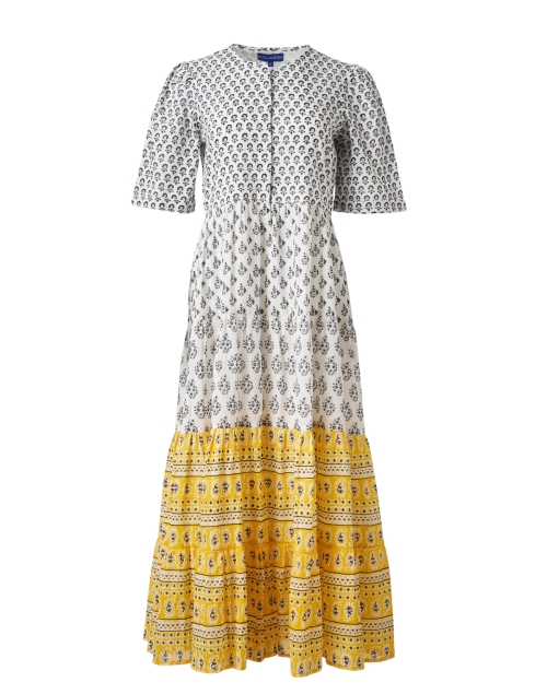 Product image - Ro's Garden - Daphne Blue and Yellow Print Dress