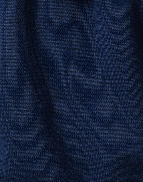 Fabric image - Kinross - Navy Cotton Hoodie Sweater
