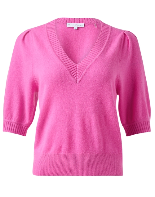 Product image - White + Warren - Pink Cashmere Sweater