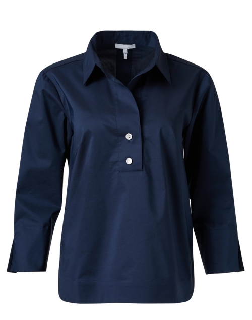 Product image - Hinson Wu - Aileen Navy Cotton Top