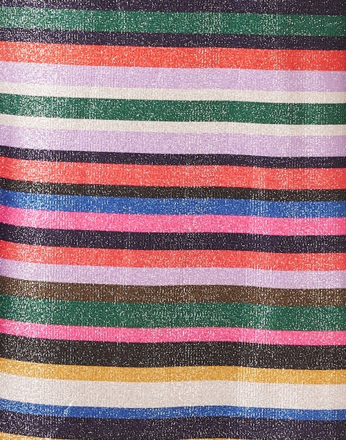 Fabric image - Vilagallo - Carolina Multi Stripe Lurex Dress