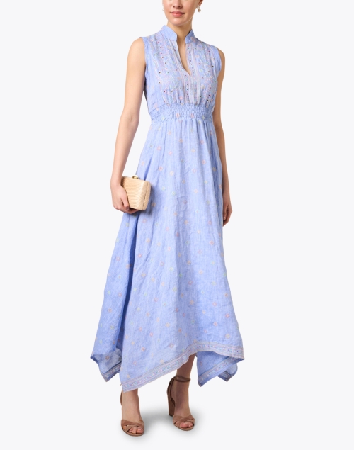 Giugno Blue Cotton Dress
