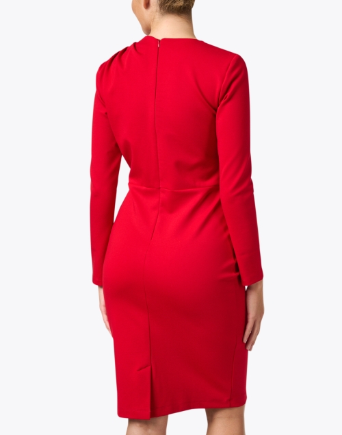 Back image - Chloe Kristyn - Bianca Red Ponte Knit Dress