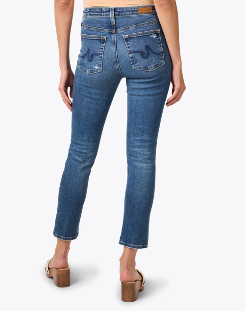 Back image - AG Jeans - Mari Dark Blue Stretch Denim Jean
