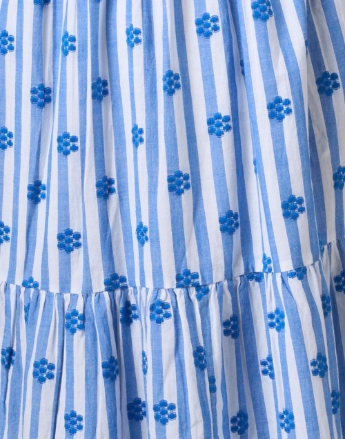 Fabric image - Oliphant - Blue and White Print Cotton Dress