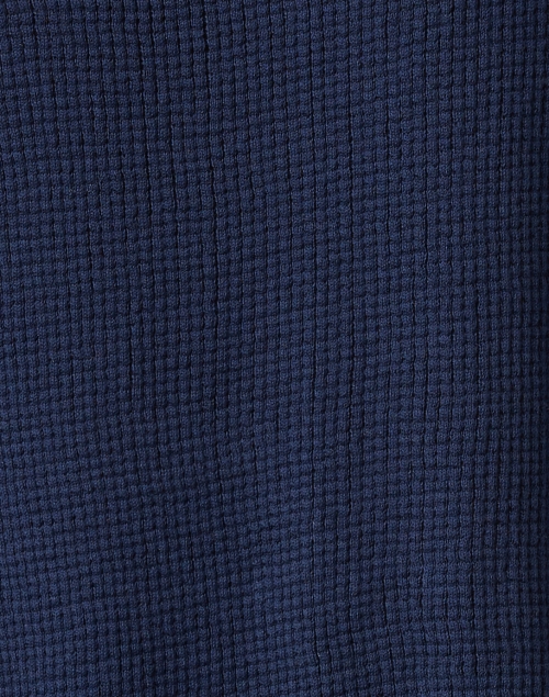 Fabric image - Margaret O'Leary - Navy Waffle Cotton Top