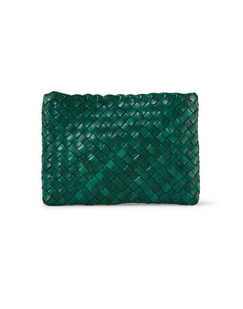 Back image - Loeffler Randall - Marison Green Woven Leather Bag