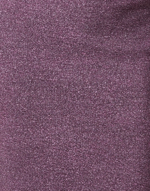 Fabric image - Chiara Boni La Petite Robe - Zeffirina Purple Tweed Belted Dress