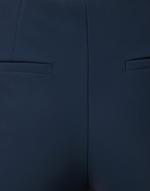 Fabric image - Ecru - Prince Navy Crop Straight Leg Pant