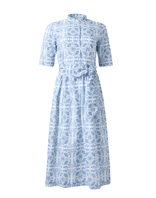 Product image - Caliban - Blue Printed Shirt Dress