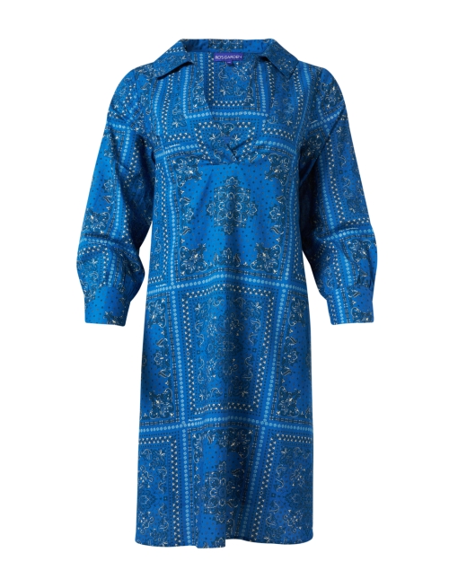 Product image - Ro's Garden - Georgina Blue Bandana Print Dress