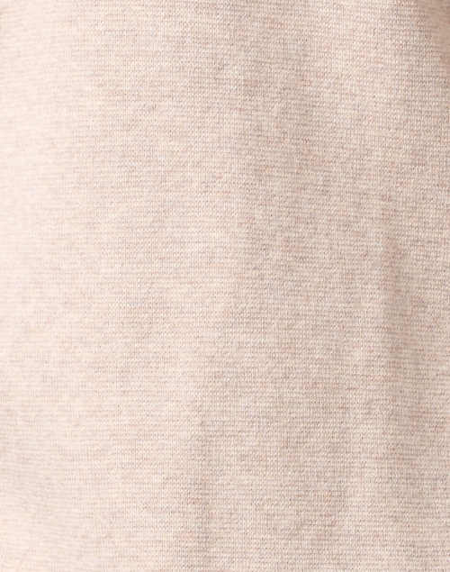Fabric image - Kinross - Beige Cotton Cashmere Knit Blazer