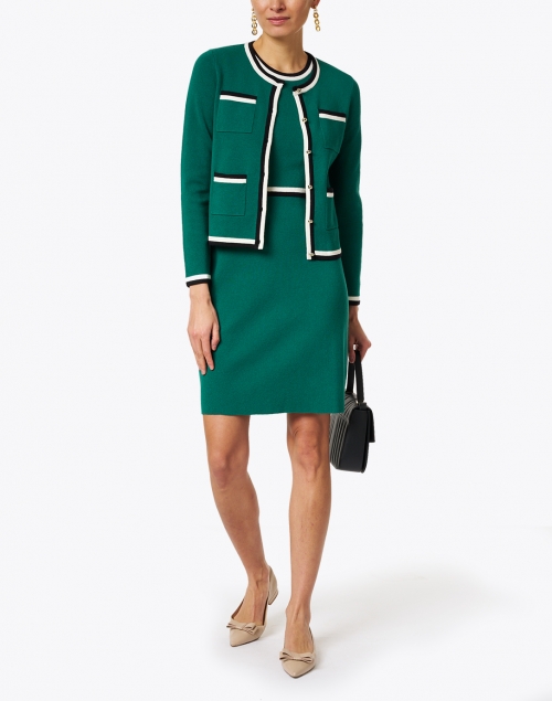 lk bennett green cardigan