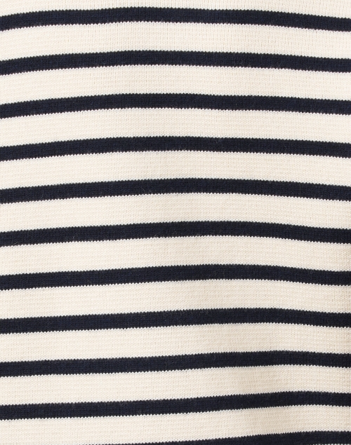 Fabric image - Tara Jarmon - Poetesse Navy and White Striped Sweater