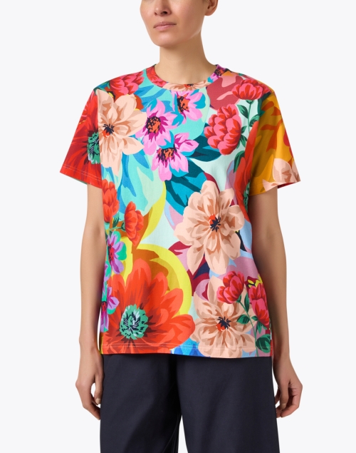 Front image - Megan Park - Lucia Floral Print Shirt