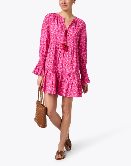 Bella Pink Printed Dress
