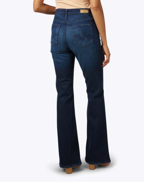 Back image - AG Jeans - Farrah Dark Blue Bootcut Jean