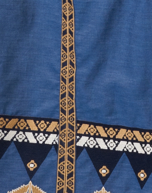Fabric image - Figue - Tula Chambray Blue Print Dress