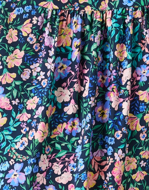 Fabric image - Shoshanna - Lara Multi Floral Printed Blouse