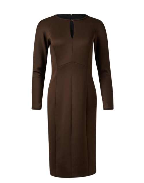 Product image - Marc Cain - Brown Keyhole Sheath Dress