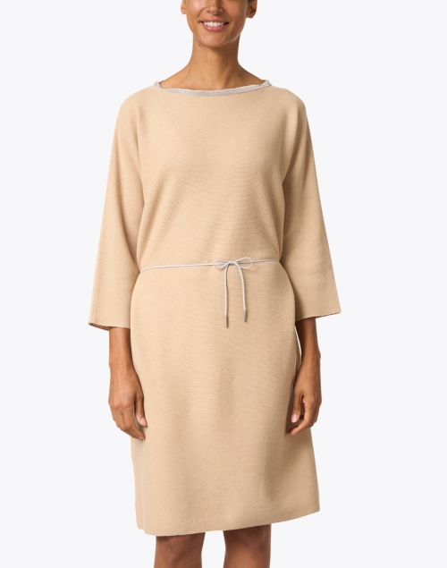 Fabiana Filippi - Beige Wool and Silk Knit Dress